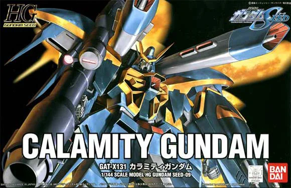 BANDAI HOBBY HG 1/144 #09 Calamity Gundam - Mobile Suit Gundam SEED