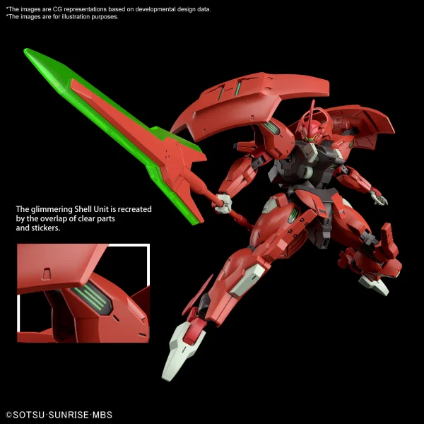 BANDAI HOBBY HG 1/144 DARILBALDE - Mobile Suit Gundam: The Witch from Mercury