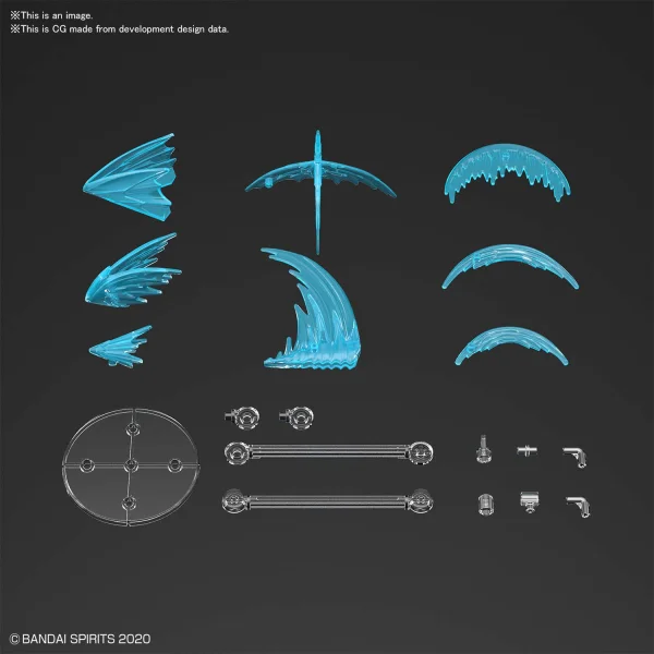 BANDAI HOBBY CUSTOMIZE EFFECT (SLASH IMAGE Ver.) [BLUE] - 30 Minutes Label