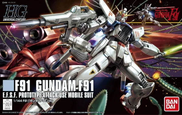 BANDAI HOBBY HGUC 1/144 #167 Gundam F91 - Mobile Suit Gundam: OVAs and Side Stories