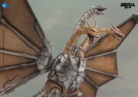 HIYA TOYS Exquisite Basic Series None Scale 9 Inch Godzilla vs. King Ghidorah Mecha King Ghidorah Action Figure - Godzilla - photo 2