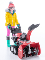 PLAMAX MF-62: minimum factory Minori with Honda Small Snow Plow HSS1170n (JX) 4