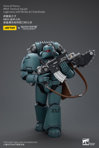 Sons of Horus MKVI Tactical Squad Legionary with Bolter & Chainblade 3
