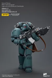 JOYTOY Sons of Horus MKVI Tactical Squad Legionary with Bolter & Chainblade - Warhammer 40K - photo 3