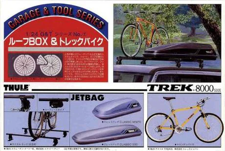 Fujimi [GT-7] 1/24 Roof Box & Trekking Bike - Kit Accessories