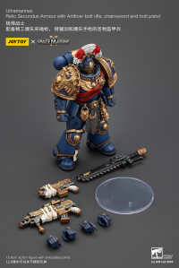 Ultramarines Relic Secundus Armour with Artificer bolt rifle, chainsword and bolt pistol 11