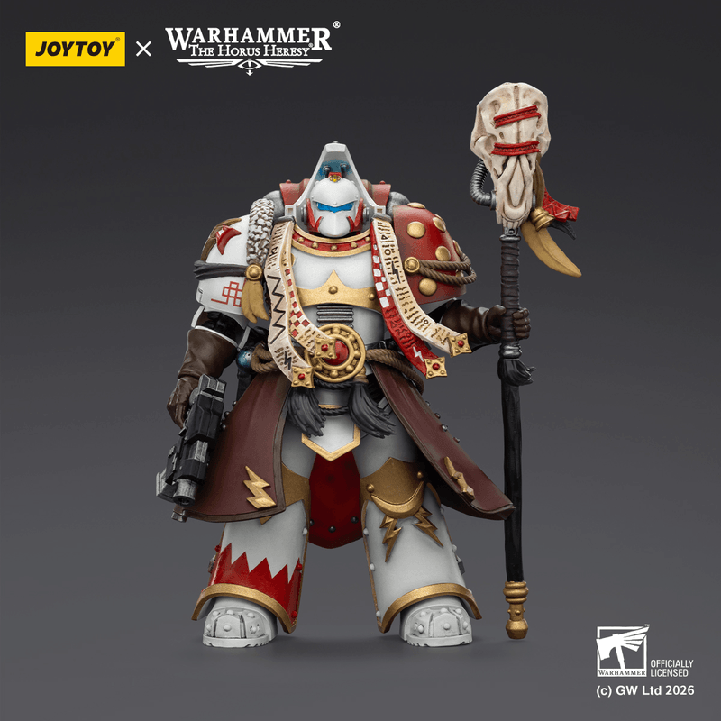White Scars Stormseer Consul with Force Staff and Bolt Pistol