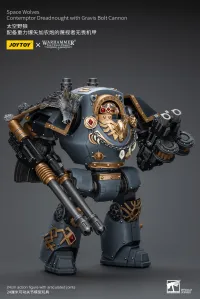 JOYTOY Space Wolves Contemptor Dreadnought with Gravis Bolt Cannon - Warhammer 40K - photo 3