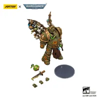 JOYTOY Death Guard Biologus Putrifier with Injector Pistol and Hyper Blight Grenades - Warhammer 40K - photo 12