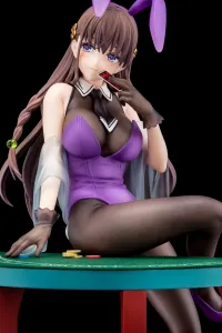 Hakoiri-musume Elfine Phillet wearing flower’s purple bunny costume with Nip Slip Gimmick System - The Demon Sword Master of Excalibur Academy - photo 10