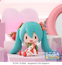 SEGA fuwa petit Hatsune Miku x Love and Berry Dress Up and Dance! Chibi Figure Lovely Strawberry - Hatsune Miku - photo 1