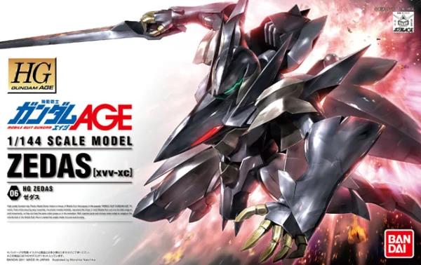 BANDAI HOBBY HG 1/144 #06 Gundam Age Zedas - Mobile Suit Gundam AGE