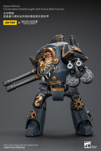 Space Wolves Contemptor Dreadnought with Gravis Bolt Cannon 5