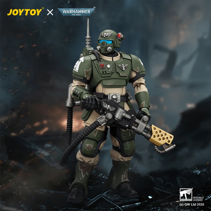 JOYTOY Astra Militarum Kasrkin 2 with Flamer - Warhammer 40K