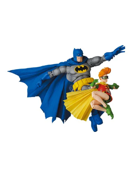 MEDICOM TOY MAFEX BATMAN BLUE Ver. & ROBIN (The Dark Knight Returns) - DC Comics