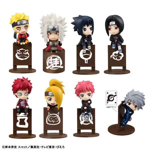 MegaHouse Ochatomo series NARUTO Shippuden Let's have tea for now! (Repeat) (8pc per box) - NARUTO