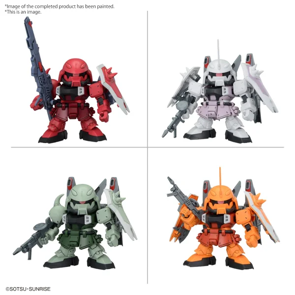 BANDAI HOBBY BB SENSHI ZGMF ZAKU SERIES SET - SD BB