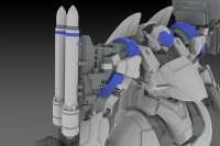 X-4+(PD-802) WEAPON SET3[Shoulder Parts For Mounting Weapons&DRu35 MLC&M7A Gatling Gun] 5