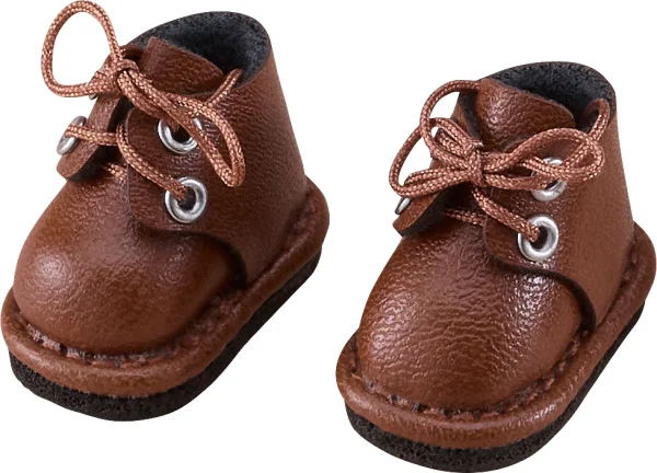 GOOD SMILE COMPANY Nendoroid Doll Leather Shoes (Light Brown) - Figure Accessories