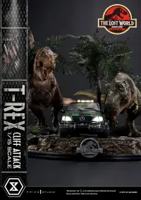 Prime 1 Studio Legacy Museum Collection The Lost World: Jurassic Park (Film) T-Rex Cliff Attack 1/15 scale				 - Jurassic Park - photo 2