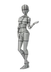 TAMASHII NATIONS Body Chan -Kentaro Yabuki- Wire Frame (Gray Color Ver.) , Bandai Spirits S.H Figuarts - Action Figures - photo 4