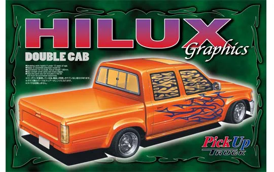 Aoshima 1/24 #8 [Spot-June] HILUX W-CAB Graphics - Scale Kits