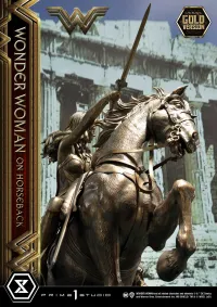 Prime 1 Studio Museum Masterline Wonder Woman (Film) Wonder Woman on HorseBack Gold Version - DC Comics - photo 30