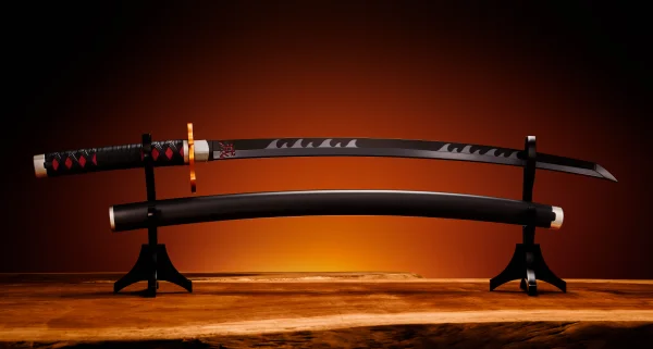 TAMASHII NATIONS NICHIRIN SWORD (TANJIRO KAMADO) KYOJURO RENGOKU’S SWORD GUARD ver. "Demon Slayer: Kimetsu no Yaiba", TAMASHII NATIONS PROPLICA - Demon Slayer: Kimetsu no Yaiba