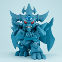 MEGATOON Yu-Gi-Oh！ Blue Eyes White Dragon＆Obelisk the Tormentor set 【with gift】 2