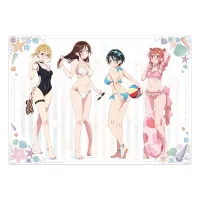 KADOKAWA Rent-A-Girlfriend Swimsuit and Girlfriend A3-Sized Clear Poster Swimsuit and Girlfriend - Rent-A-Girlfriend - photo 1