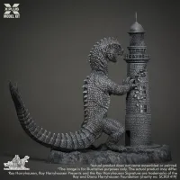 X-PLUS 1/72  Ray Harryhausen's Rhedosaurus Plastic Model Kit - The Beast from 20,000 Fathoms - photo 7