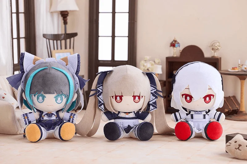 Solarain Cheshire & Formidable & Sirius Punipuni Plushie Set - Azur Lane