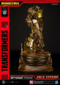 Museum Masterline Transformers: Bumblebee (Film) Optimus Prime Cybertron Edition Gold Version 7