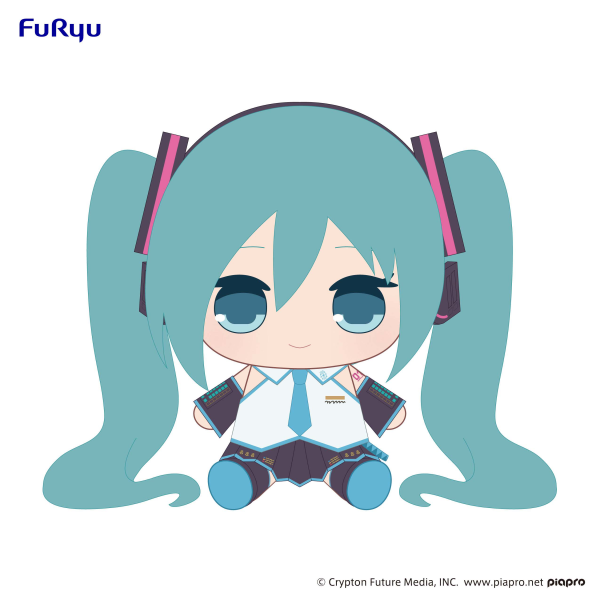 Hatsune Miku　KYURUMARU BIG Plush Toy -Hatsune Miku-