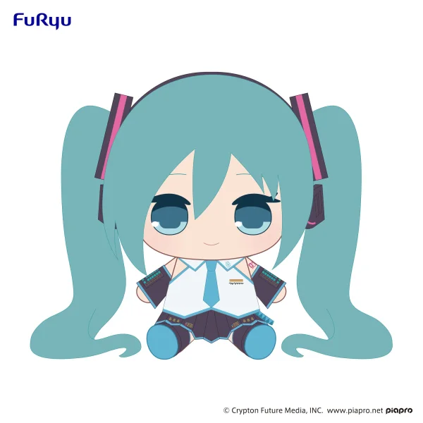 FuRyu Hatsune Miku KYURUMARU BIG Plush Toy -Hatsune Miku- - Hatsune Miku