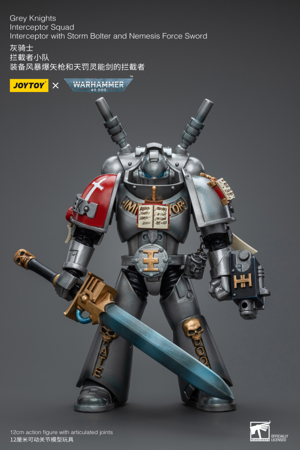 Grey Knights Interceptor Squad Interceptor with Storm Bolter and Nemesis Force Sword