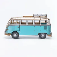 Azone wa-gu-mi Vintage Volkswagen Type 2 (T1) Camper Van GREEN - Scale Kits - photo 8