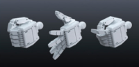 Builders Parts - HD 1/144 MS Hand 01 (E.F.S.F.) 2