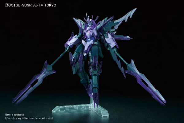 BANDAI HOBBY HGBF 1/144 Transient Gundam Glacier - Gundam Build Fighters / Try