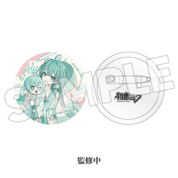 Hatsune Miku Miku Hug Series Pinback Button: Flower Ver.
