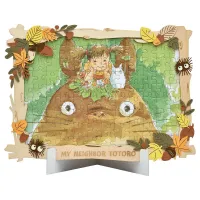 ENSKY 108P-DW01 Art Decoration Paper Theater - Totoro (Wood Style) - Studio Ghibli - photo 1