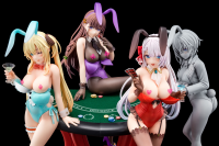 Riselia Ray Crystalia wearing crimson bunny costume with Nip Slip Gimmick System 17