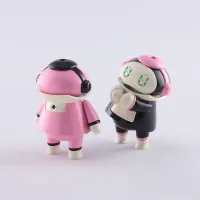 Hasegawa [CW17] Tiny MechatroMATE No.02 Black & Peach (Two kits in the box) - CREATOR WORKS SERIES - photo 6