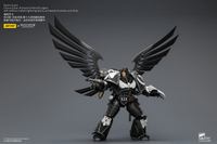 Raven Guard Corvus Corax, Primarch of the XIX Legion with artificer-crafted lightning talons, archaeotech pistols, and whip 26