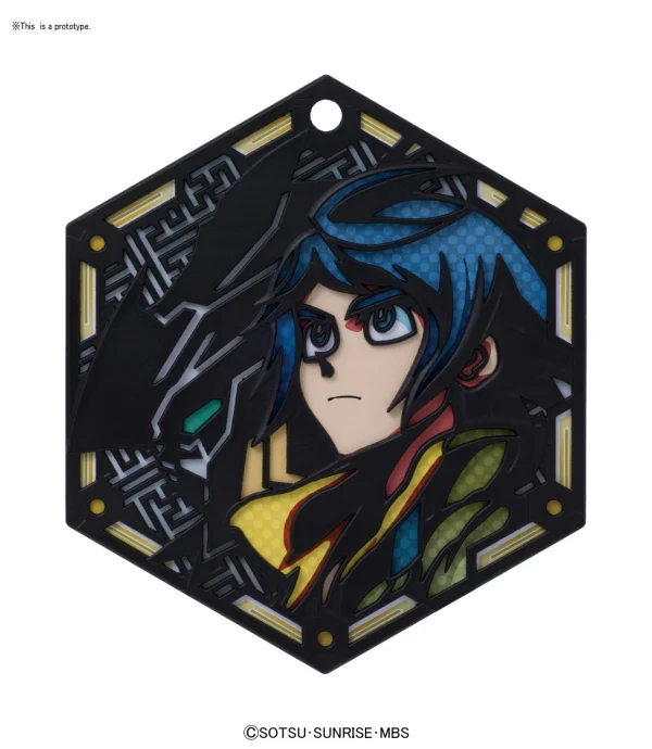 BANDAI HOBBY Orphans Character Stand Plate Mikazuki - Mobile Suit Gundam: Iron-Blooded Orphans