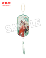 Hatsune Miku Glitter Keychain: Hatsune Miku Shikishi: Gao Shan Liu Shui Ver. 2