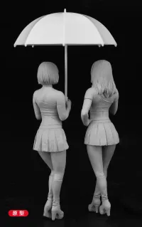 Hasegawa [FC09] 1:24 PADDOCK GIRLS FIGURE (Two kits in the box) - Scale Kits - photo 5