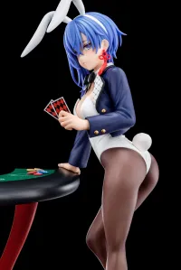 Hakoiri-musume Sakuya Sieglinde wearing lapis lazuli blue bunny costume with Nip Slip Gimmick System - The Demon Sword Master of Excalibur Academy - photo 7