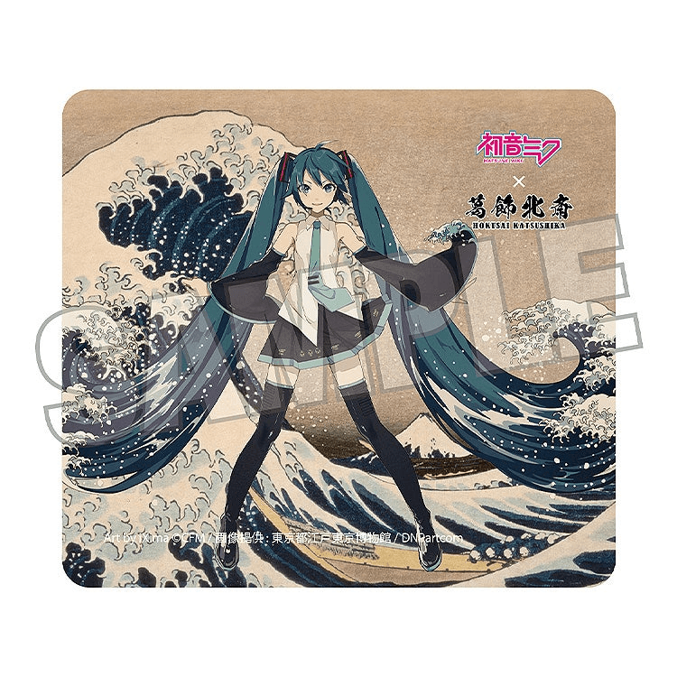 Hatsune Miku x Katsushika Hokusai iXima Mousepad The Great Wave off Kanagawa