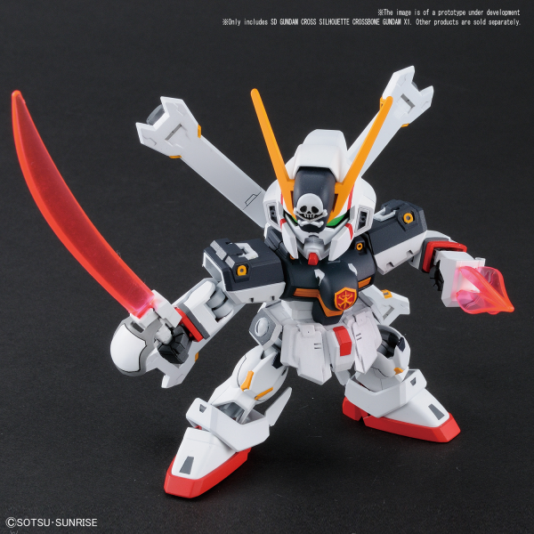 SD GUNDAM CROSS SILHOUETTE CROSSBONE GUNDAM X1